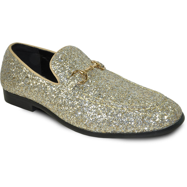 BRAVO Men Dress Shoe PROM-1 Loafer Shoe for Prom & Wedding Gold Bravo Shoes BRAVO Men Dress Shoe PROM-1 Loafer Shoe for Prom & Wedding Gold Bravo Shoes