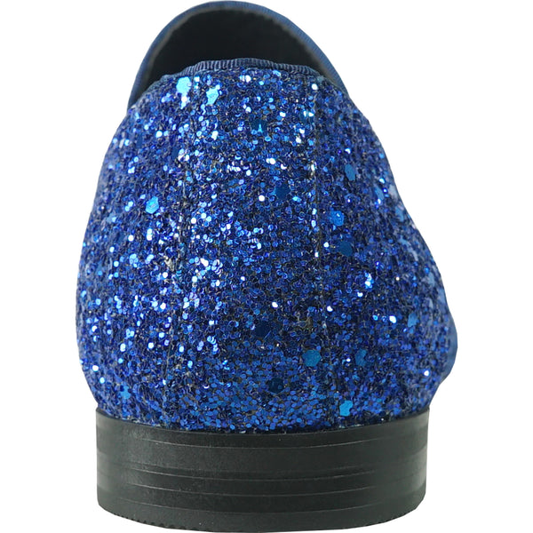 BRAVO Men Dress Shoe PROM-2 Loafer Shoe for Prom & Wedding Blue – Bravo Shoes