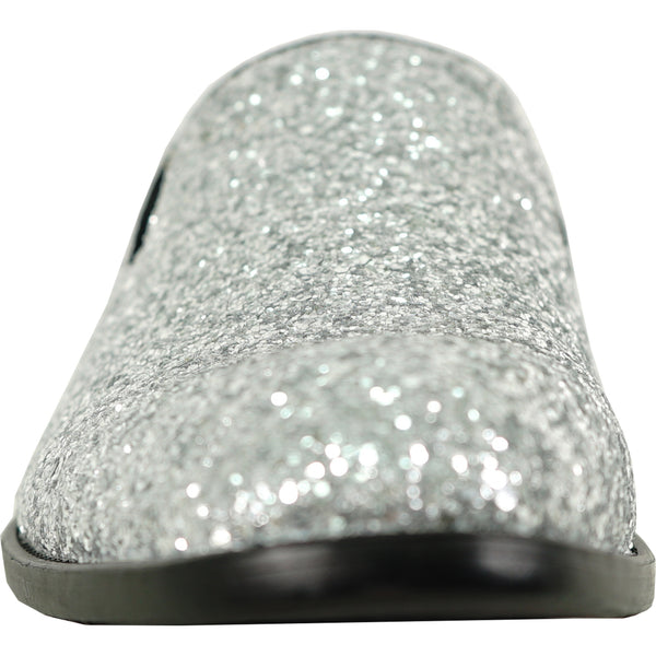 BRAVO Men Dress Shoe PROM-8 Loafer Shoe for Prom & Wedding Silver - www.bravoshoesusa.com Bravo Shoes BRAVO Men Dress Shoe PROM-8 Loafer Shoe for Prom & Wedding Silver - www.bravoshoesusa.com Bravo Shoes