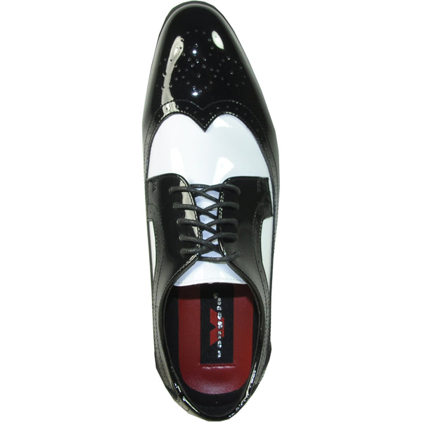 VANGELO Men Dress Shoe TAB-3 Oxford Formal Tuxedo for Prom & Wedding S – Bravo Shoes