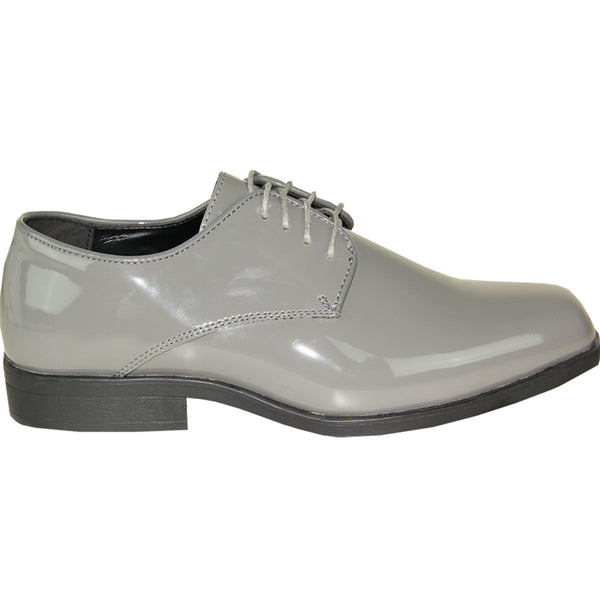 gray dress shoes VANGELO Men Dress Shoe TUX-1 Oxford Formal Tuxedo for Prom & Wedding G –  Bravo Shoes