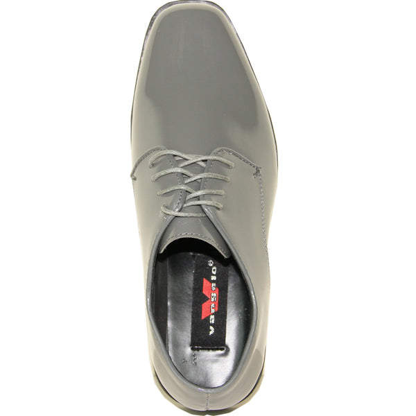 gunmetal grey dress shoes F3107 Gunmetal D-Ring Viva Low Creeper Grey