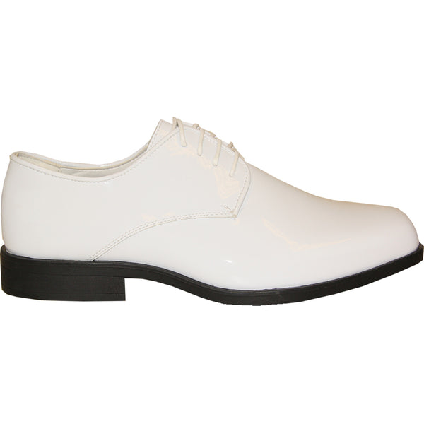 dress shoes white VANGELO Men Dress Shoe TUX-1 Oxford Formal Tuxedo for Prom & Wedding W –  Bravo Shoes