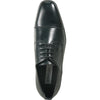 BRAVO Men Dress Shoe KING-6 Oxford Shoe Black - Medium and Wide Width Available