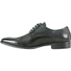 BRAVO Men Dress Shoe KING-7 Oxford Shoe BLACK - Medium and Wide Width Available