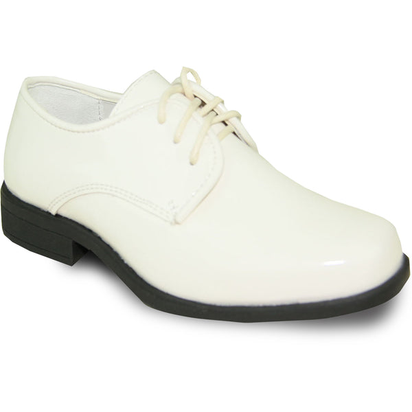 Boys white best sale dress shoe