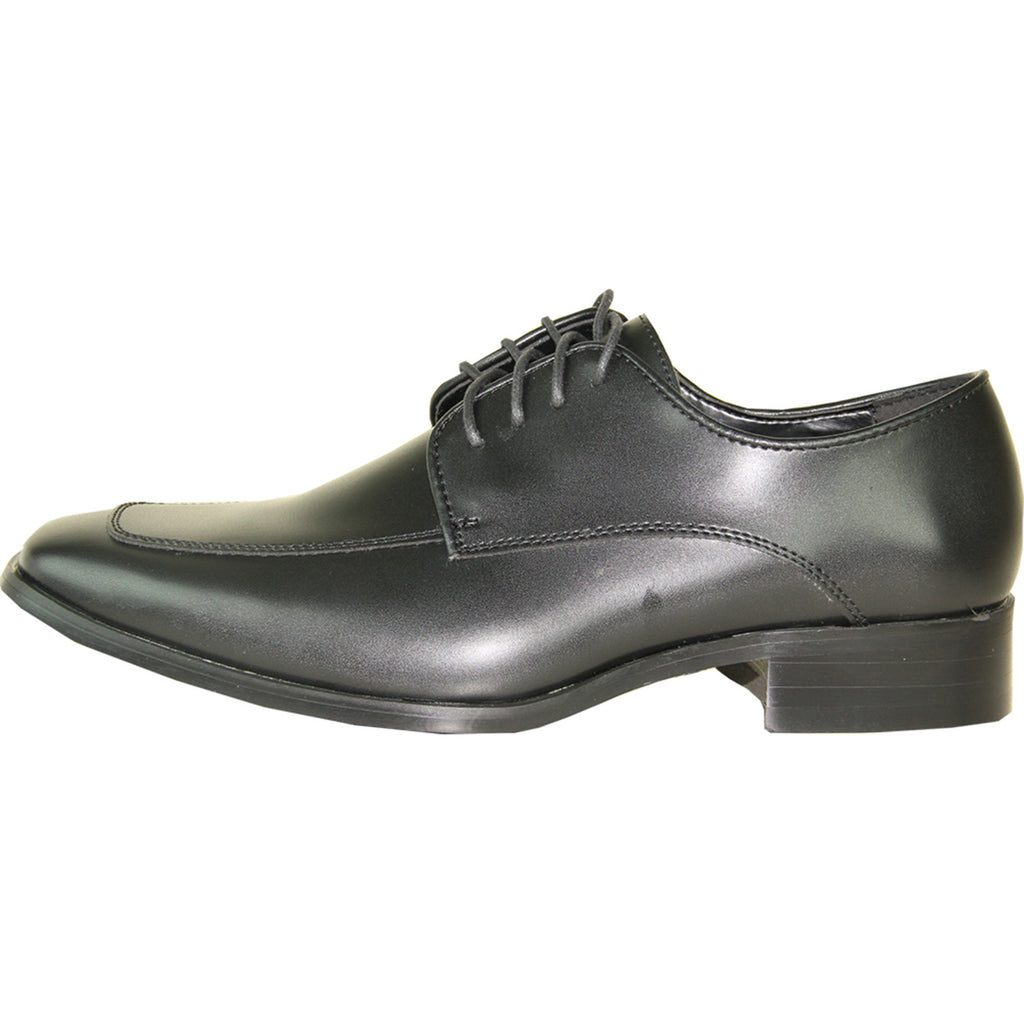 VANGELO Men Dress Shoe TUX-1 Oxford Formal Tuxedo for Prom & Wedding Ivory Patent - Wide Width Available