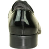 VANGELO Men Dress Shoe TUX-3 Oxford Formal Tuxedo for Prom & Wedding Black Patent - Wide Width Available