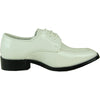 VANGELO Boy TUX-3KID Dress Shoe Formal Tuxedo for Prom & Wedding Ivory Patent