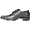 VANGELO Men Dress Shoe TUX-5 Oxford Formal Tuxedo for Prom & Wedding Black Matte - Wide Width Available