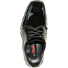 VANGELO Boy TUX-5KID Dress Shoe Formal Tuxedo for Prom & Wedding Black Patent