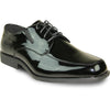 VANGELO Men Dress Shoe TUX-7 Oxford Formal Tuxedo for Prom & Wedding Black Patent - Wide Width Available