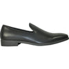 VANGELO Men Dress Shoe VALLO-3 Loafer Formal Tuxedo for Prom & Wedding Black Matte - Wide Width Available - Ortholite Insole